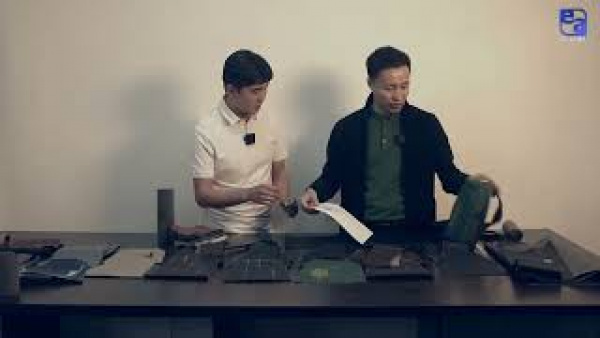 Өңделген теріден ерлерге арналған аксессуар жасау. «DIY»